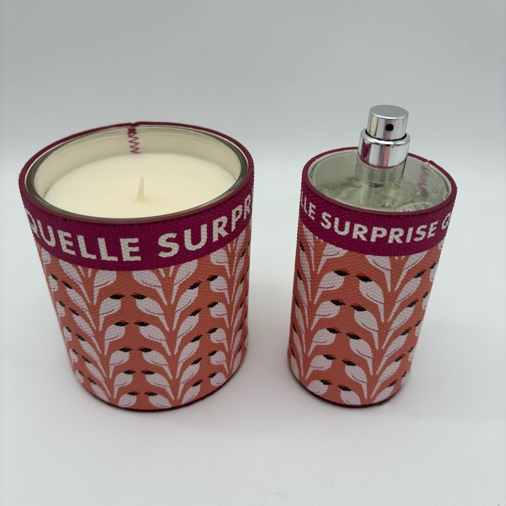 Anthropologie Bundle Emi Fresh White Cashmere & Musk Glass Candle And Room Spray - Picture 3 of 6